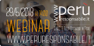 Peruresponsabile.it: webinar il 29 maggio con Travel Quotidiano