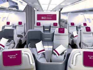 Eurowings, la prima business low cost debutta sul Düsseldorf-New York