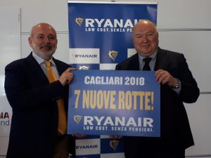 Nuovi voli Ryanair da Cagliari, si comincia con Manchester