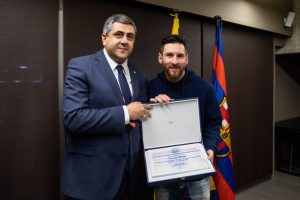 Messi nominato ambasciatore per il turismo responsabile dell’Unwto