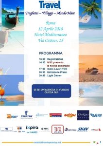 Traghetti, villaggi e mondo mare: appuntamento a Roma con gli adv