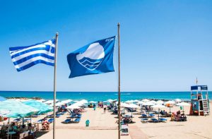 La Grecia ottiene un nuovo record di 519 spiagge Bandiera Blu