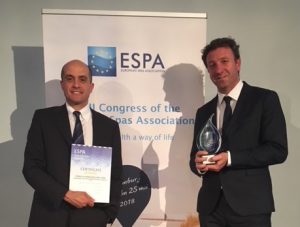 Terme di Chianciano premiate  con l’Espa Innovation Award 2018