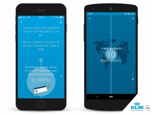 Klm introduce Milestones, nuove funzioni per la app mobile
