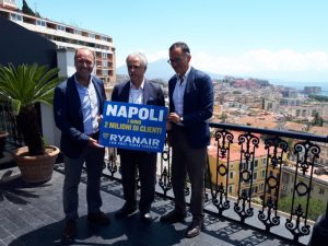 Ryanair festeggia il primo anno a Napoli con 2 milioni di passeggeri