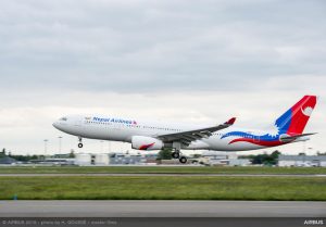 Nepal Airlines accoglie in flotta il primo Airbus A330