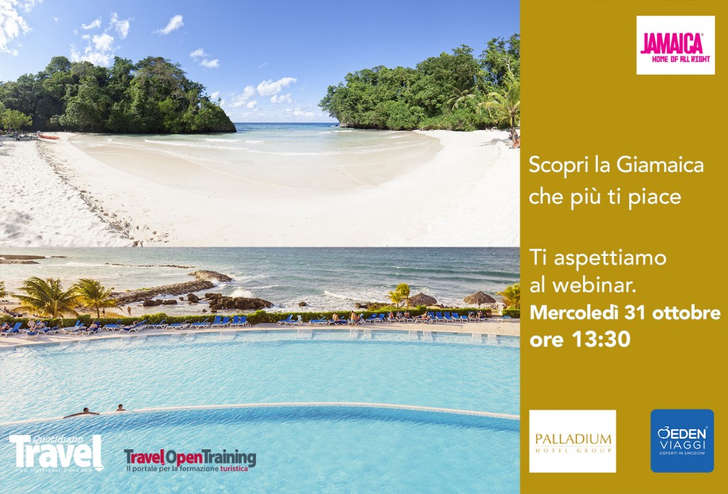 Jamaica: al via il webinar il 31 ottobre alle ore 13:30