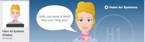 Hahn Air Systems: debutta la chatbot Heidi