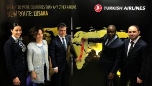 Turkish Airlines vola a Lusaka, 55a destinazione in Africa