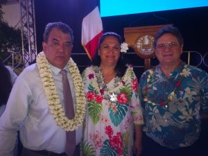 Il Presidente della Polinesia Francese, Edouard Fritch apre i lavori del PPTahiti 2019