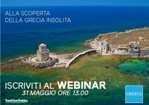 Partecipa domani (31 maggio alle ore 13) all’insolito webinar della Grecia