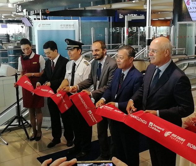 Air China raddoppia su Roma con il nuovo volo diretto Fiumicino-Hangzhou