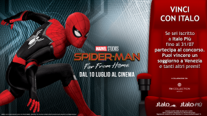“Spider-Man: Far from Home” a bordo di Italo: al via la collaborazione con Warner Bros