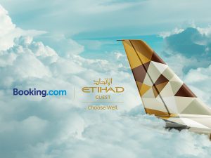 Etihad, partnership con Booking.com per i frequent flyer