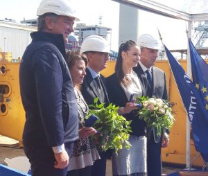 A Monfalcone la coin ceremony della Msc Seashore