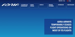 Attesa per il futuro di Adria Airways dopo la sospensione dei voli