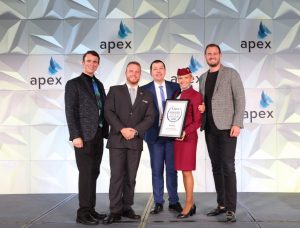 Air Italy riceve da Apex il premio Four Stars Global Airline