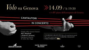 Aeroporto Genova, la nuova Sky Terrace si promuove con un concerto