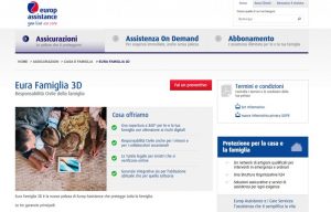 Europ Assistance, con Eura Famiglia 3D con 3 componenti di protezione