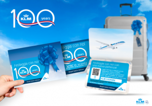 Klm festeggia oggi i suoi primi 100 anni. A Malpensa una sorpresa per i passeggeri