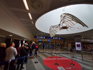 Malpensa e Leonardo: l’Ornitottero in esposizione al Terminal 1
