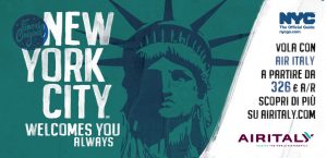 Nyc & Company e Air Italy insieme per la campagna Famous Original New York City