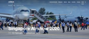 Airbus: nuovi prodotti e innovazioni al Singapore Airshow 2020