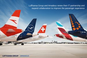 Amadeus e il gruppo Lufthansa rinnovano la partnership