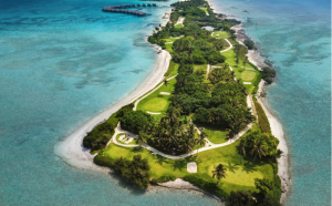 Golf alle Maldive? Si, ma solo allo Shangri La Villingili, un nove buche sull’Oceano