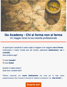 Go World lancia nuovi corsi, “quando la gente si ferma, l’agente si forma”