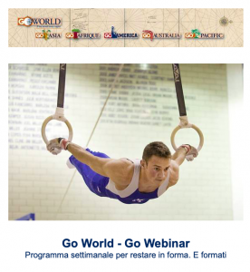 Go World programma i nuovi webinar per gli agenti di viaggio