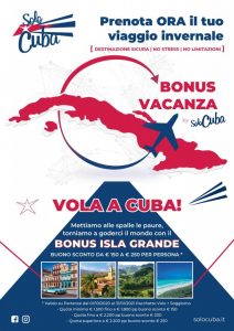 Solo Cuba: ripartire in inverno con incentivi ad adv e passeggeri