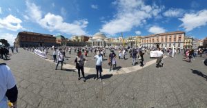 Napoli: ieri la prima manifestazione della “Filiera del Turismo”, #noiSiamoilTurismo