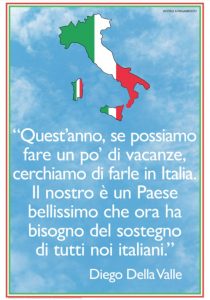 Diego della Valle: «Quest’anno facciamo le vacanze in Italia»