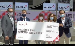 Volotea, in 8 anni 30 milioni di passeggeri trasportati su Venezia