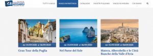 Caldana Europe Travel amplia la programmazione Italia per settembre e ottobre