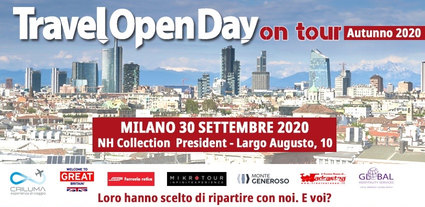 Travel Open Day Milano: al via il 30 settembre