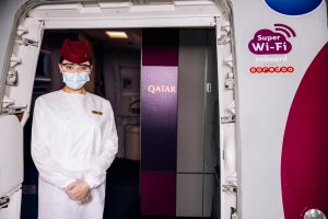 Qatar airways, Airbus A350-900 A7-ALC è il 100° membro della flotta con Super Wi-Fi