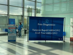 Aeroporto delle Marche: attiva l’area per il test rapido antigenico Covid-19