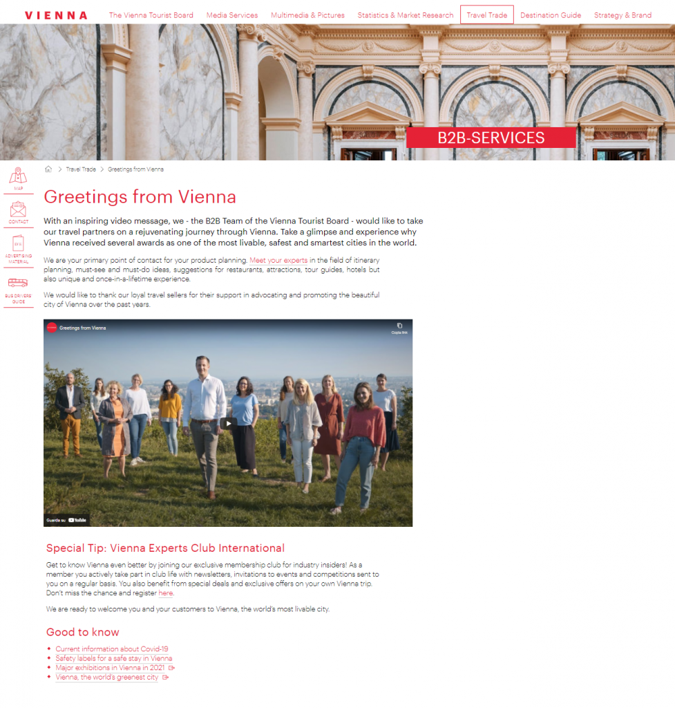 Saluti da Vienna - la campagna b2b dell'ente per il turismo di Vienna