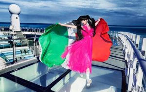 La Costa Toscana scelta dalla top model Jessica Minh Anh per il suo ritorno in passerella