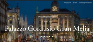 Aprirà il prossimo 1° di novembre a Milano il primo Gran Meliá in Italia