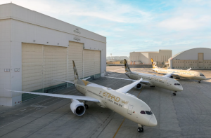 Etihad Airways accoglie in flotta tre nuovi Boeing 787-9 Dreamliner