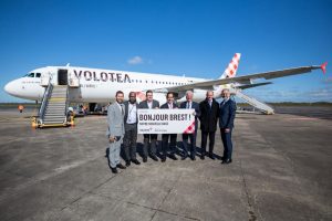 Volotea: a Brest il taglio del nastro della 20esima base. Poi sarà la volta di Bari