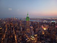 New York city by night