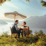 Svizzera Turismo: Halle Berry protagonista della campagna d'autunno insieme a Federer