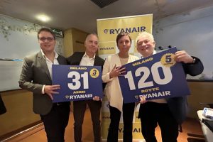 Ryanair cresce su Milano con 3 nuovi velivoli posizionati. «Bergamo? Relazione eccellente»