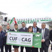 Aeroitalia operativa sulla Cuneo-Cagliari con due voli settimanali