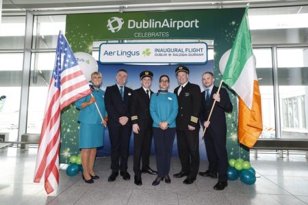 Aer Lingus operativa sulla nuova rotta tra Dublino e Raleigh-Durham, Carolina del Nord