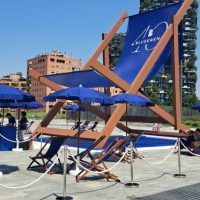 Bluserena porta il mare a Milano. Padolecchia: «L'estate entra nel vivo»
